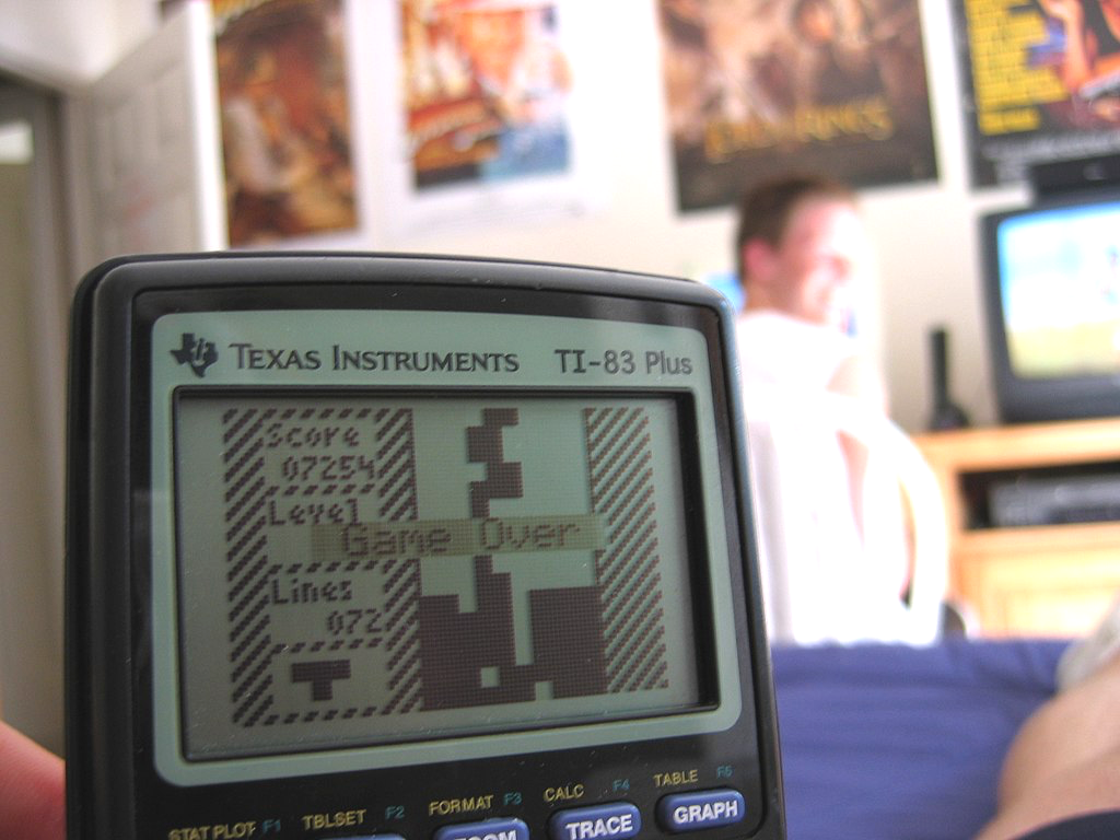 Casio calculator tetris hotsell